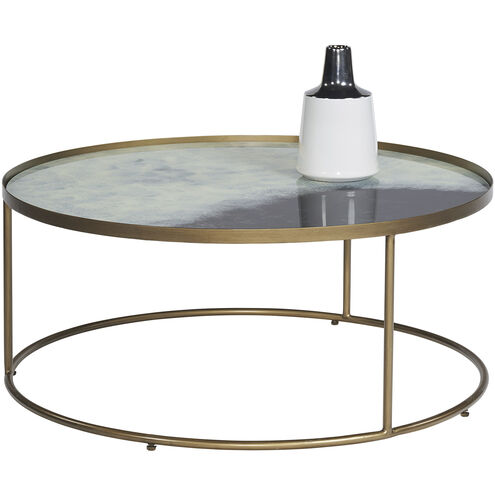 Thalia 35.5 X 15 inch Antique Brass Coffee Table